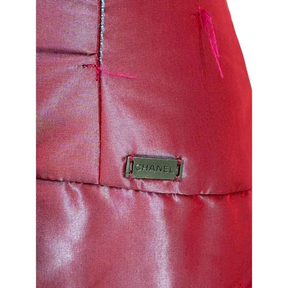 Chanel Fall 1999 Runway Asymmetrical Quilted Maxi Skirt – Size FR 42 (US 8)